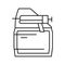 first coat primer line icon vector illustration