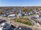 First Congregational Church aerial view, Milford, MA, USA