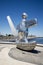 First contact bird art sculpture near Elizabeth Quay Birdge and