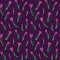 First crocuses mess spring fresh floral botanical seasonal seamless pattern