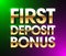 First Deposit Bonus casino banner