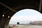 The first glimpse of the Golden Gate Bridge coming out of the Robin Williams Tunnel in Marin County, California