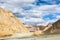 First glimpse of the Pangong lake in Lakakh