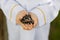 First Holy Communion. A child holding a rosary