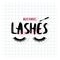 But first lashes. Closed eyes and quote about lashes.