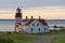 First Light on West Quoddy Head Lighthouse