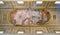 `The First Mass of Saint Philip Benizi` by Giovanni Domenico Piastrini, in vault of the Church of Santa Maria in Via, in Rome.