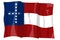 First National Flag variation. Historic Flag.  Confederate States of America