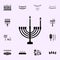 first night of Chanukah icon. Hanukkah icons universal set for web and mobile