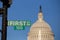 First One Hundred Sign at Capitol