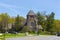 First Parish Church, Weston historic town center, MA, USA