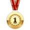 First place winner\'s gold medal