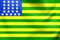 First Republican Brazilian Flag, United States of Brazil november 15-19, 1889