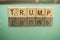 First Second Amendment Scrabble Letter Tiles Trump