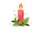 First Sunday of Advent or the Beginning of a New Church Year Which Takes Place on November 27 in Hand Drawn Cartoon Illustration