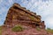 First Sunduki rock of mountain range in Khakassia, Russia