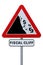 Fiscal Cliff Road Sign