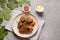 Fish in batter. Homemade Battered Fish Fry on the plate