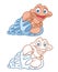 Fish cancer cartoon Illustrations