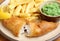 Fish, Chips and Mushy Peas