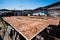 Fish cracker lay on bamboo racks for natural drying