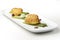 Fish dish Salt cod breaded Milanese style with asparagus