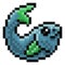 Fish Eight Bit Pixel Art Game Icon