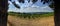 Fish-eye shot of scenic vineyards on a clear sunny day