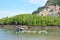 Fish farming , Fish cage in the sea