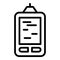 Fish finder tool icon, outline style