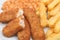 Fish Fingers, Chips & Baked Beans