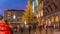 Fish Fountain, Fischbrunnen in front of the New New Town Hall at Marienplatz day to night transition timelapse in Munich