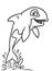 Fish grampus coloring pages