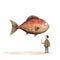Fish With Hand In Mouth: Art By Jon Klassen