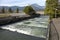 Fish ladders in Bonneville Oregon.