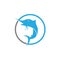 fish logo template  icon