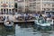 Fish market in Marseille harbour, France