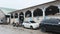 Fish market in Stone Town, outside view, Zanzibar, Africa