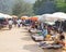 Fish market on the streets at Hogenakkal, Tamil Nadu