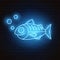 Fish neon sign