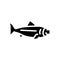 fish ocean glyph icon vector illustration