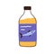 Fish oil in glass bottle. Fatty liquid of cod-liver extract, omega-3 supplement. Organic vitamin essential in package