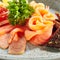 Fish platter with light-salted salmon