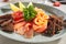 Fish platter with light-salted salmon