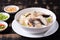 Fish Porridge,rice soup with sliced fish.Thai breakfast style