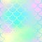 Fish scale pattern background. Gradient mesh texture. Candy color mermaid seamless pattern.