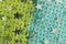 Fish scale and stars fabric texture