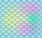 Fish scales seamless pattern. Fish skin endless background, mermaid tail repeating texture. Vector illustration.