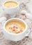 Fish and seafood chowder soup