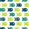 Fish seamless pattern for fabric textile design, pillows, wallpapers,cloth,bags,scrapbook paper.